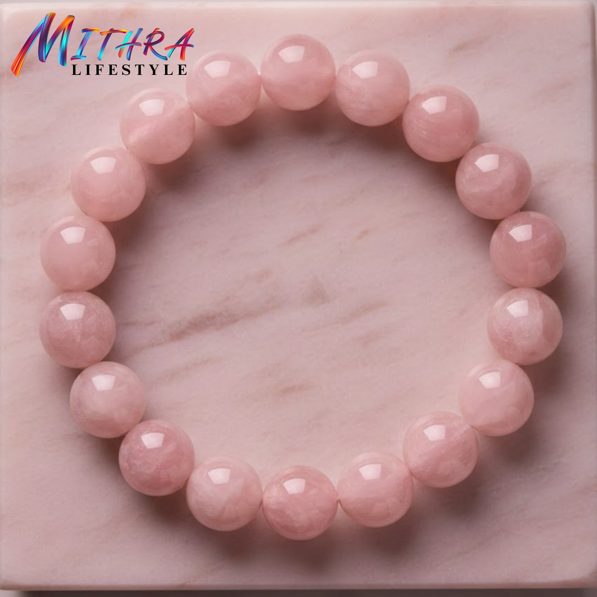 Rose Quartz Bracelet – For Calmness & Self-Love | Mithra Lifestyle
