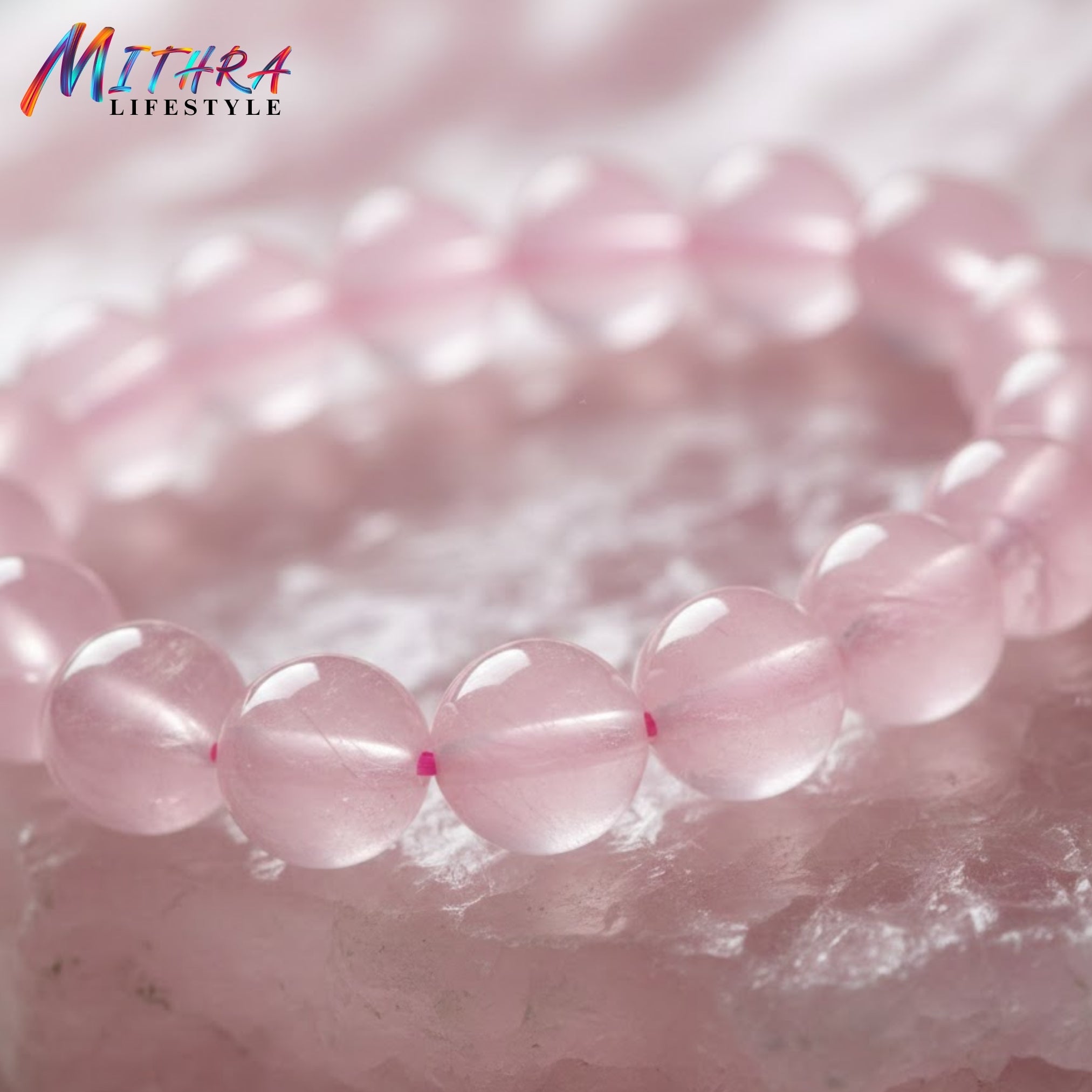 Rose Quartz Bracelet – For Calmness & Self-Love | Mithra Lifestyle