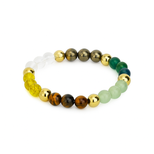 Dhan Yog Bracelet – Natural Stone Bracelet for Clarity & Balance | Mithra Lifestyle