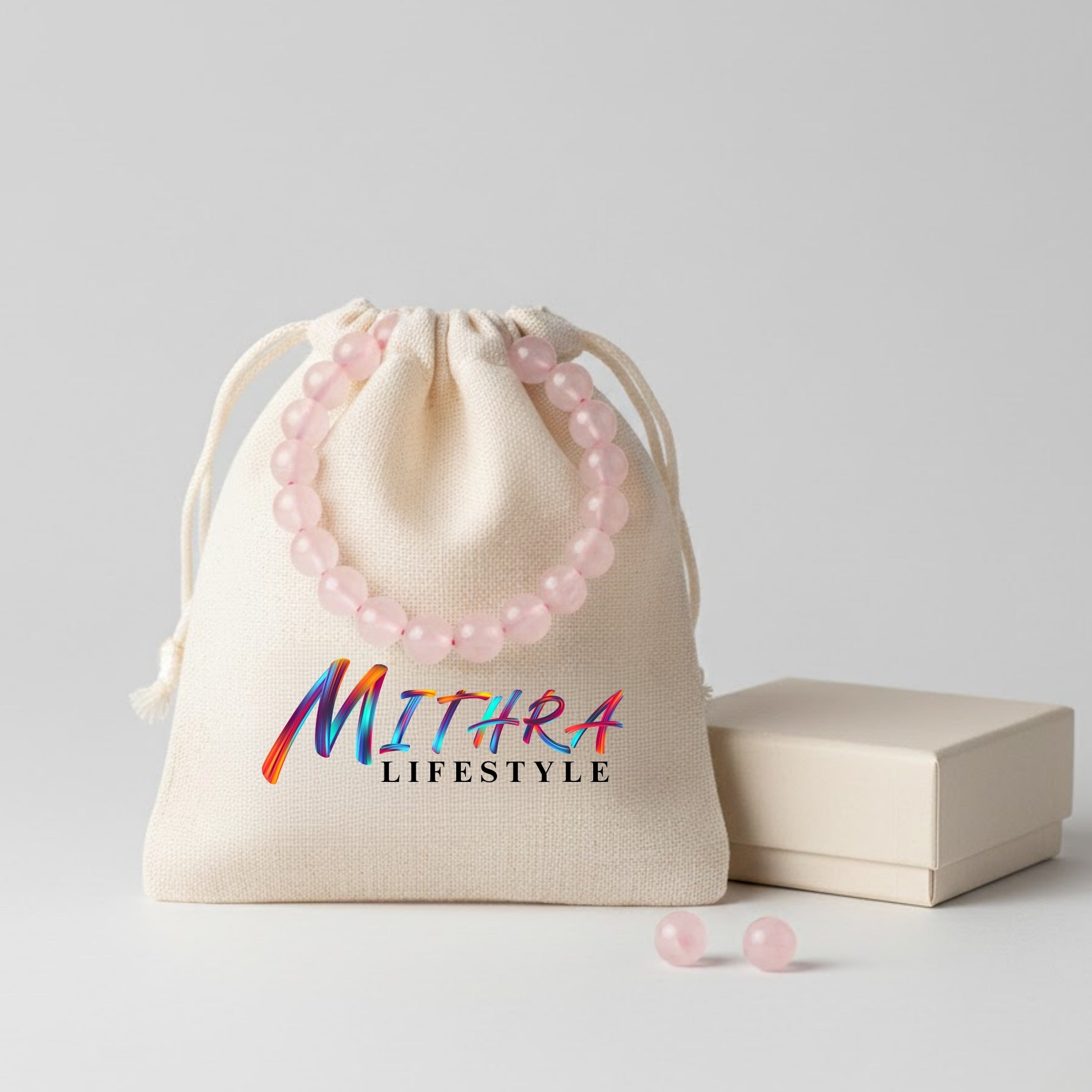 Rose Quartz Bracelet – For Calmness & Self-Love | Mithra Lifestyle