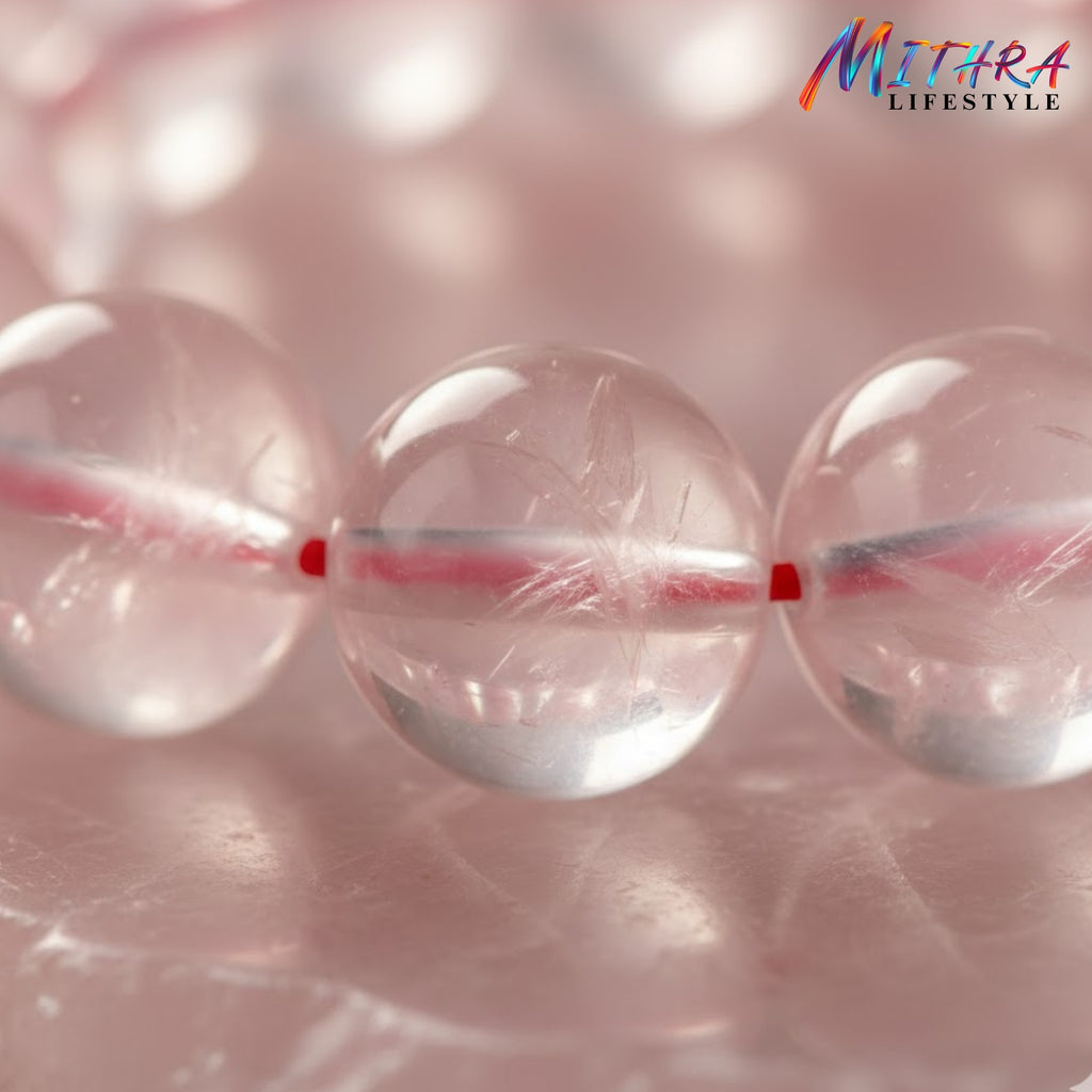 Rose Quartz Bracelet – For Calmness & Self-Love | Mithra Lifestyle